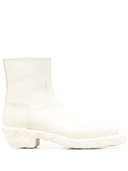  Camperlab Venga Leather Ankle Boots - White 