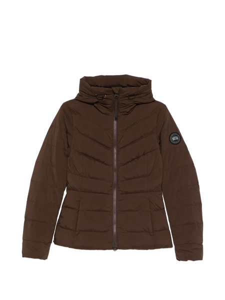  Canada Goose Clair Padded Hooded Jacket - Brown 
