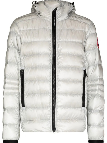  Canada Goose Crofton Packable Hooded Jacket - White 