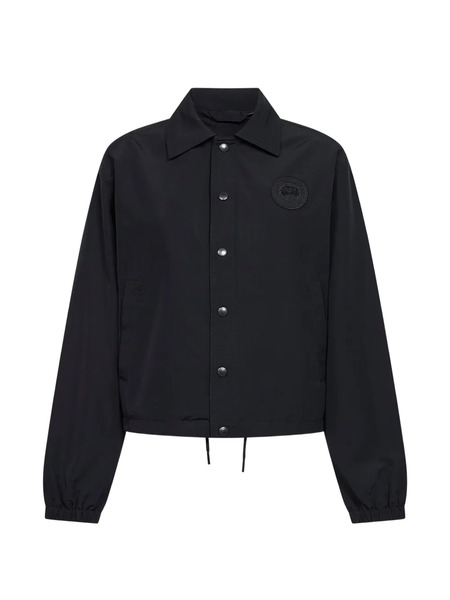  Canada Goose Disc-logo Drawstring Coat - Black 