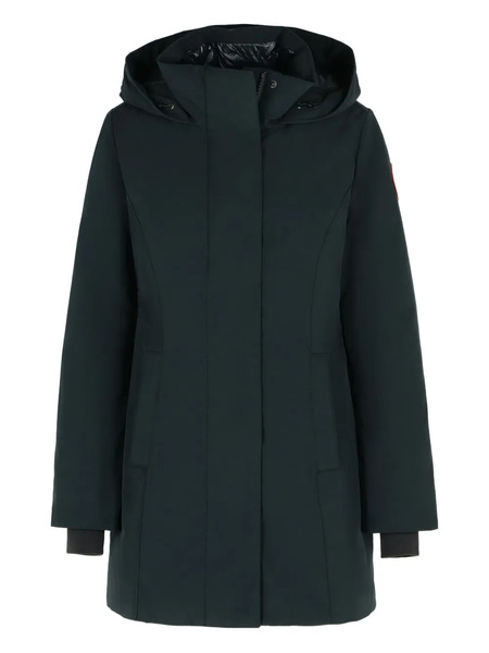  Canada Goose Fixed-hood Snap-button Coat - Black 
