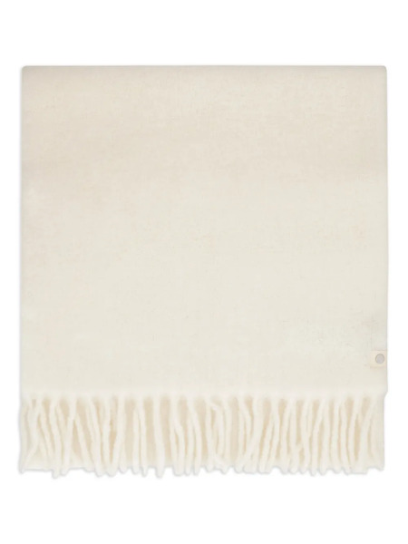  Canada Goose Fringed Alpaca Wool-blend Scarf - Neutrals 