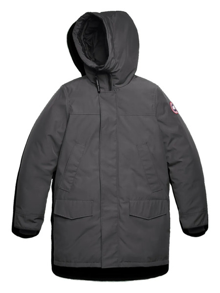  Canada Goose Hooded Patch Jacket - Grey 