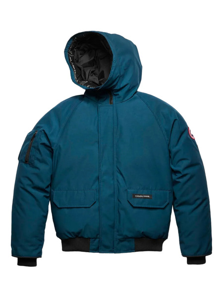  Canada Goose Kids Hooded Zip-up Jacket - Blue 