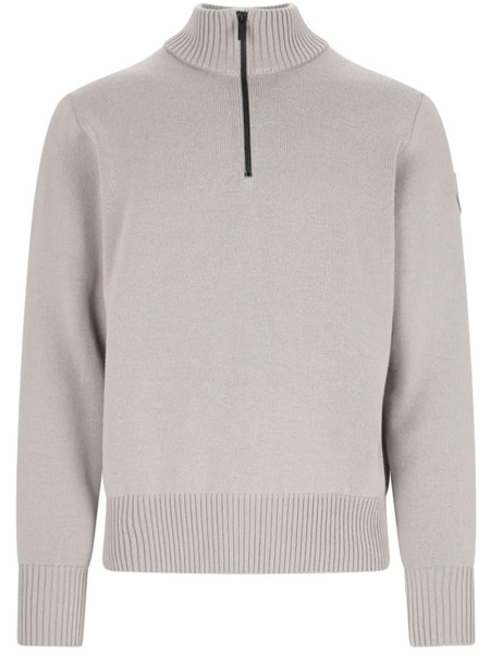  Canada Goose Logo-patch Wool Jumper - Grey 