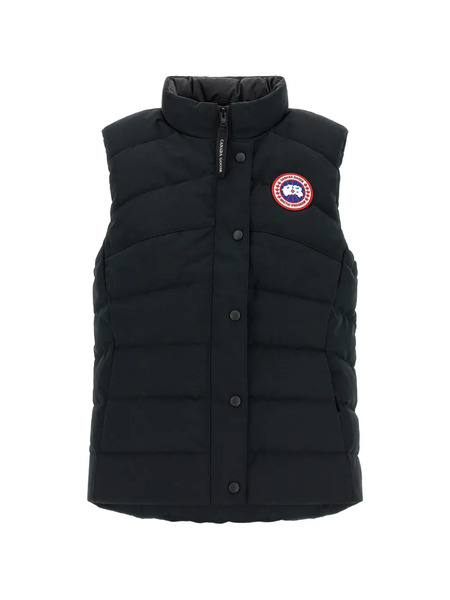  Canada Goose Quilted Logo Patch Vest - Black 