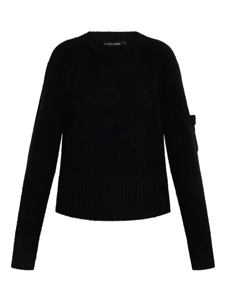  Canada Goose Ribbed-hem Sweater - Black 