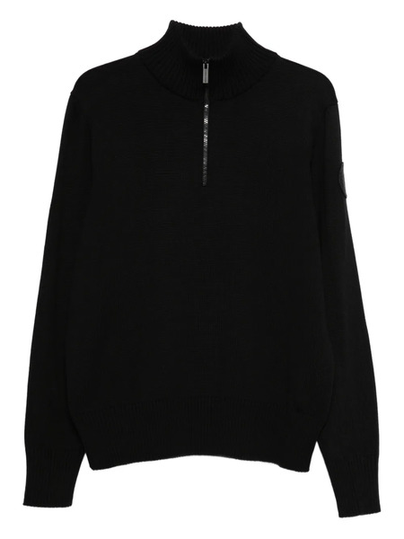  Canada Goose Rosseau Half-zip Sweater - Black 