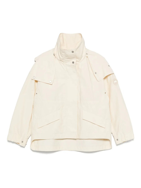  Canada Goose Turtleneck Parka Coat - Neutrals 