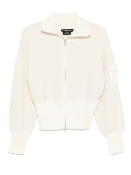  Canada Goose Zip-front Cardigan - Neutrals 