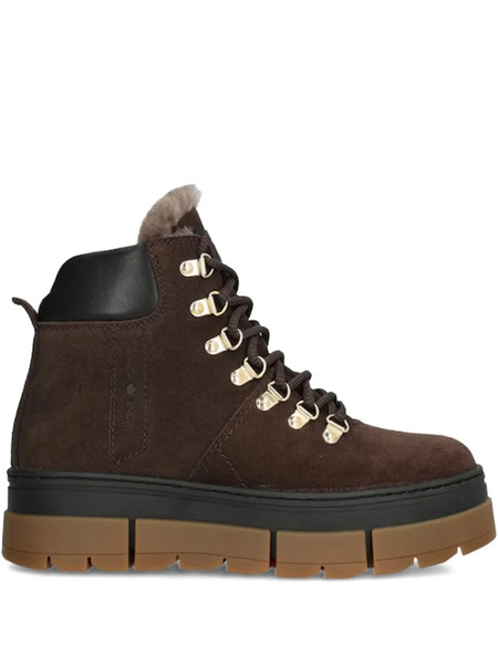  Canada Snow Mount Fiona Lug-sole Boots - Brown 