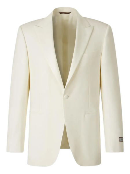  Canali Button Blazer - White 