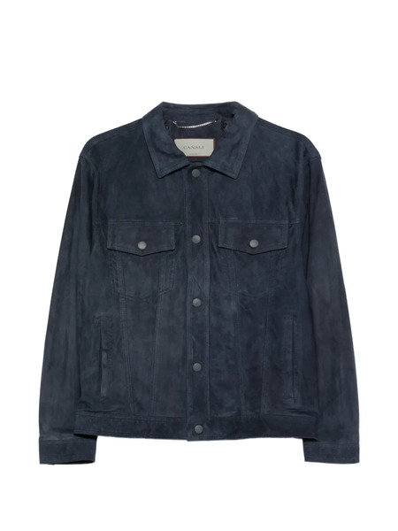  Canali Buttoned Pocket Jacket - Blue 