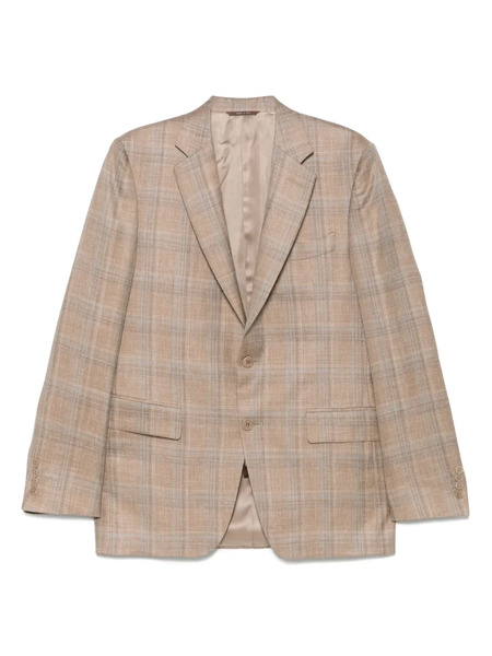  Canali Checked Blazer - Brown 