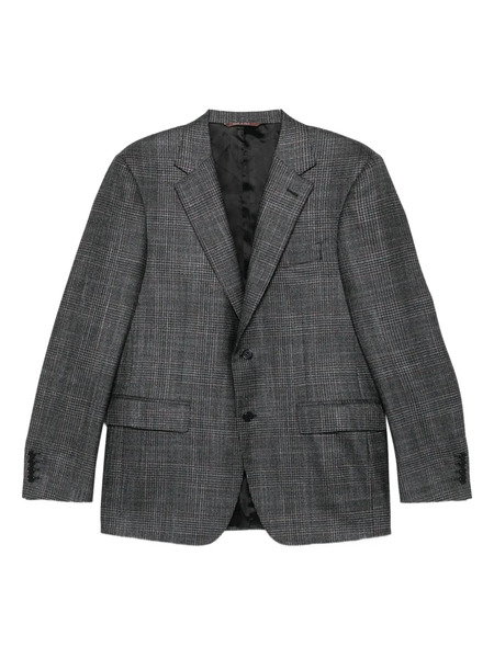  Canali Checked Blazer - Grey 
