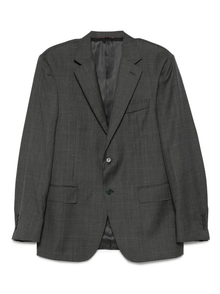  Canali Checked Suit - Grey 