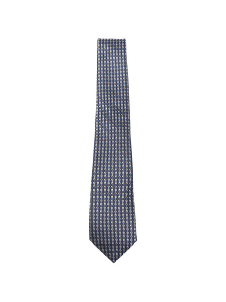  Canali Circular-pattern Tie - Blue 
