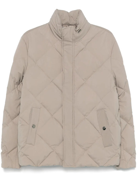  Canali Diamond-quilted Jacket - Neutrals 