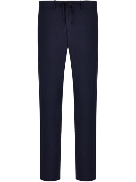  Canali Drawstring Chinos - Blue 