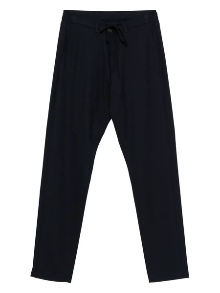  Canali Drawstring-fastening Trousers - Blue 