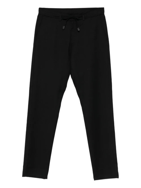  Canali Drawstring Trousers - Black 
