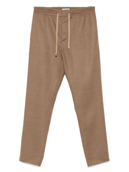  Canali Drawstring Trousers - Brown 