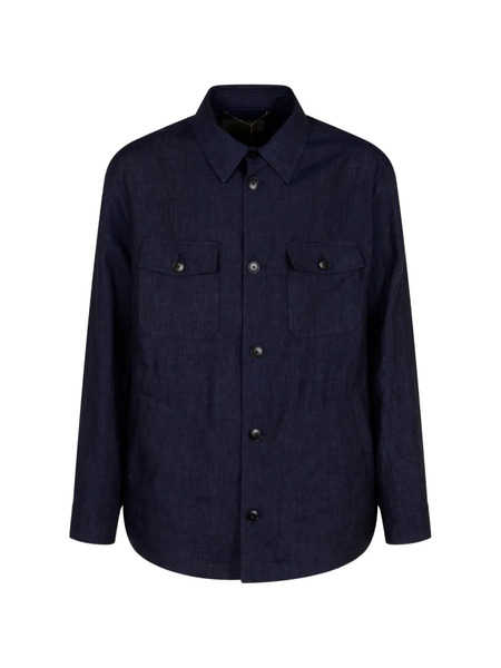  Canali Flap-pocket Jacket - Blue 