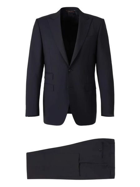  Canali Lapel Two-button Suit - Blue 