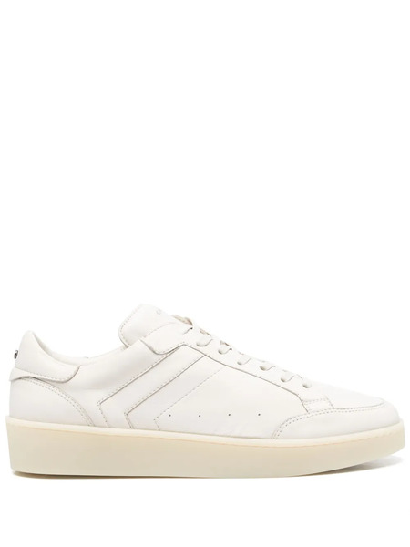  Canali Leather Sneakers - Neutrals 