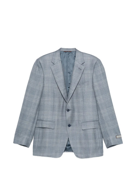  Canali Logo-label Blazer - Blue 