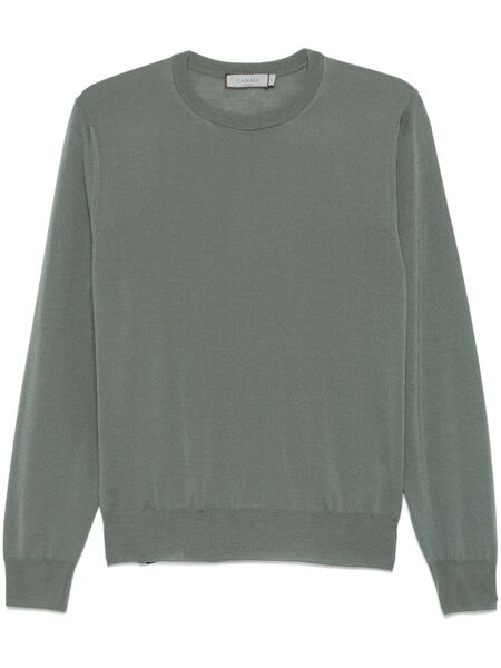  Canali Merino Sweater - Green 