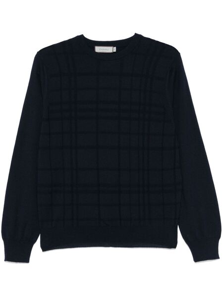  Canali Merino-wool Sweater - Blue 