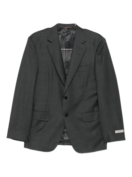  Canali Notched-lapels Two-piece Suit - Black 