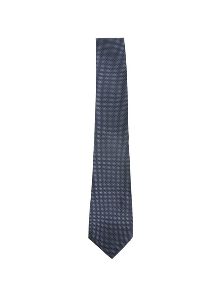  Canali Patterned Tie - Blue 