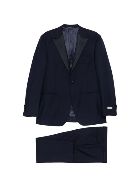  Canali Peak-lapel Suit - Blue 