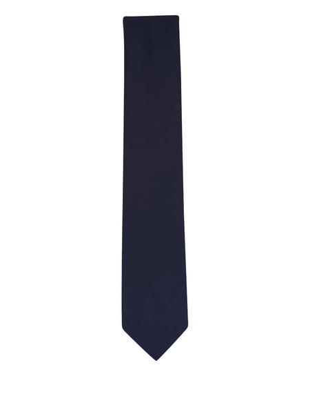  Canali Pointed-tip Tie - Blue 