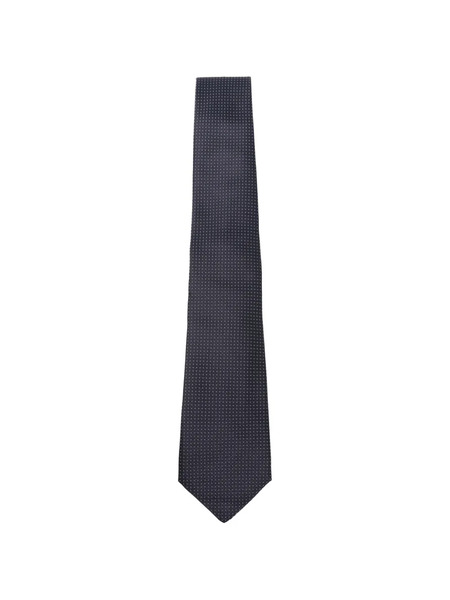  Canali Polka Dot Tie - Blue 