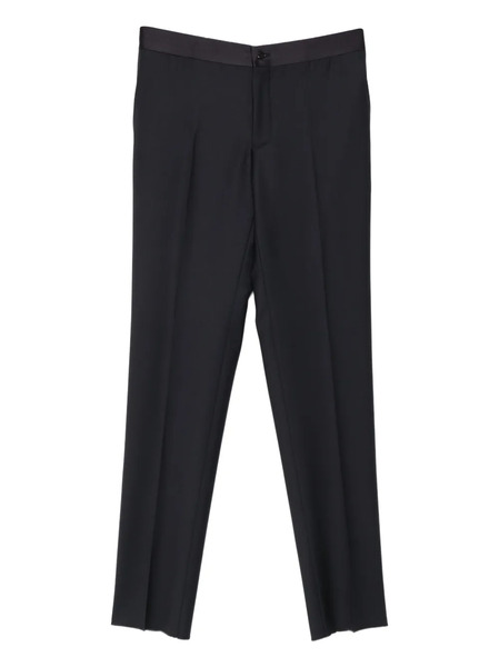  Canali Side-stripe Trousers - Blue 