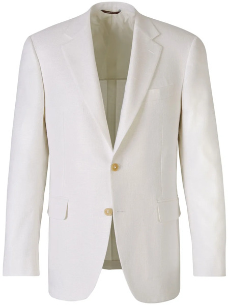  Canali Silk Blazer - White 