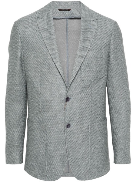  Canali Single-breasted Blazer - Blue 