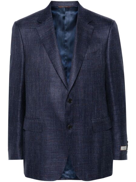  Canali Single-breasted Blazer - Blue 