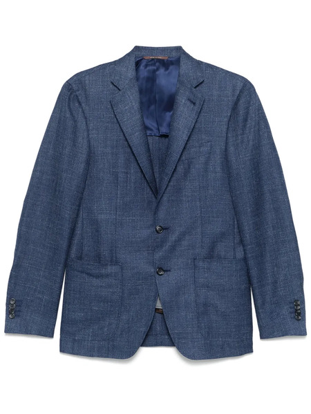  Canali Single-breasted Blazer - Blue 