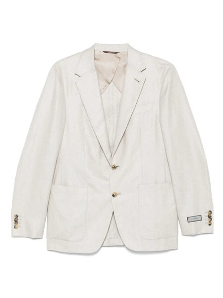  Canali Single-breasted Blazer - Neutrals 