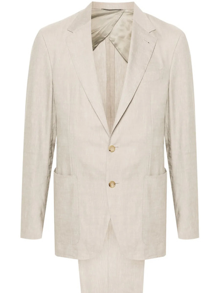 Canali Single-breasted Suit - Neutrals 