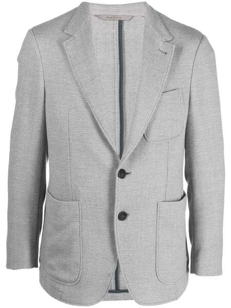  Canali Single-breasted Wool Blazer - Grey 