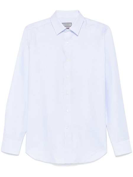  Canali Striped Shirt - Blue 