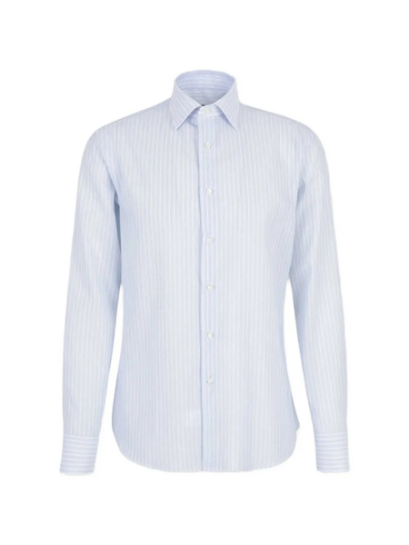  Canali Striped Shirt - Blue 