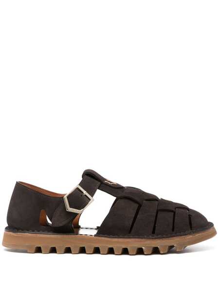  Canali Suede Sandals - Brown 