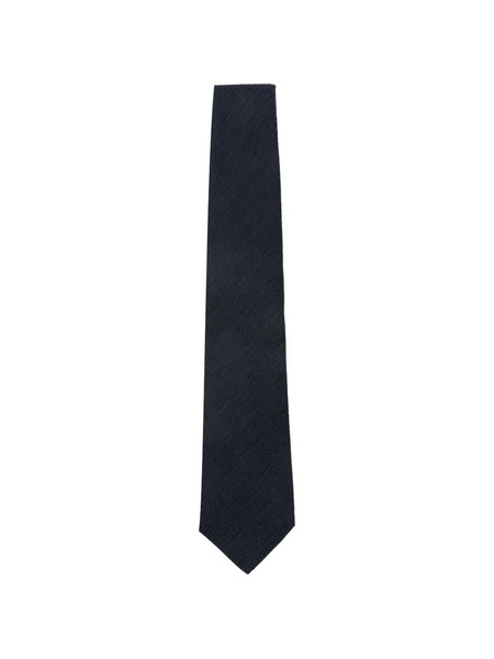  Canali Textured Tie - Blue 