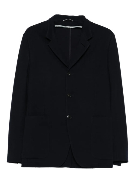  Canali Three-button Patch-pocket Blazer - Blue 